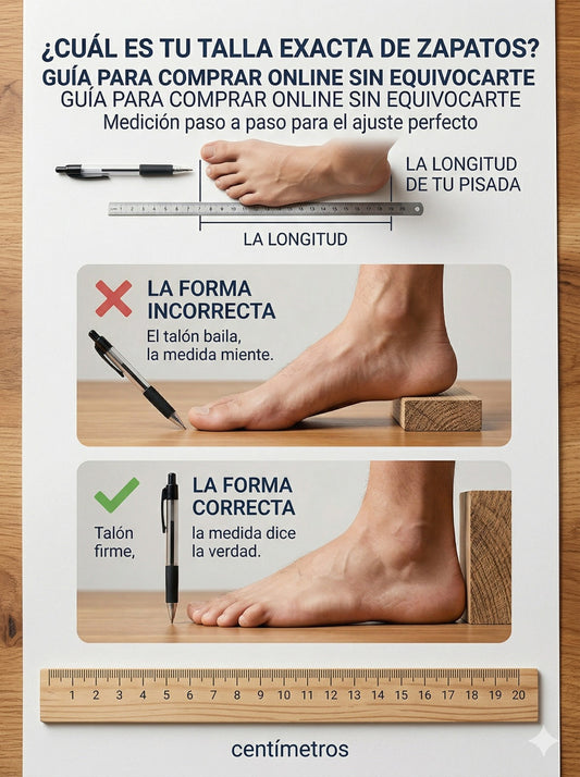 ¿Cuál es tu talla exacta de zapatos? Guía para comprar online sin equivocarte