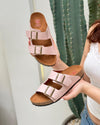 CANOAS CAPRI COLOR NUDE - EN CUERO - MUJER