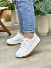 TENIS SAONA BLANCO EN CUERO